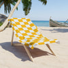 Yellow & White Beach Towel