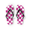 Pink & White Flip Flops