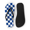 Blue & White Flip Flops