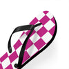 Pink & White Flip Flops