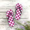 Pink & White Flip Flops