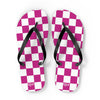 Pink & White Flip Flops