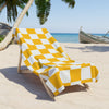 Yellow & White Beach Towel