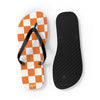 Orange & White Flip Flops