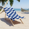 Blue & White Beach Towel