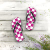 Pink & White Flip Flops