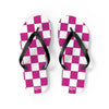 Pink & White Flip Flops