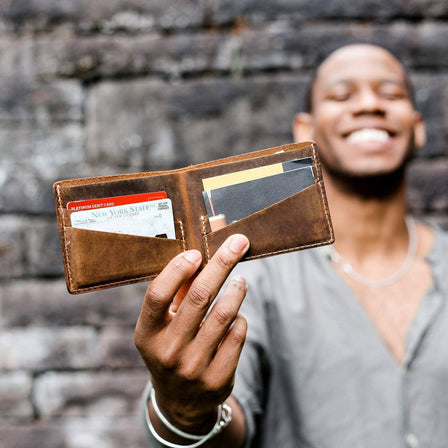 Luxury Leather Goods for Men: Wallets, Card Holders & More