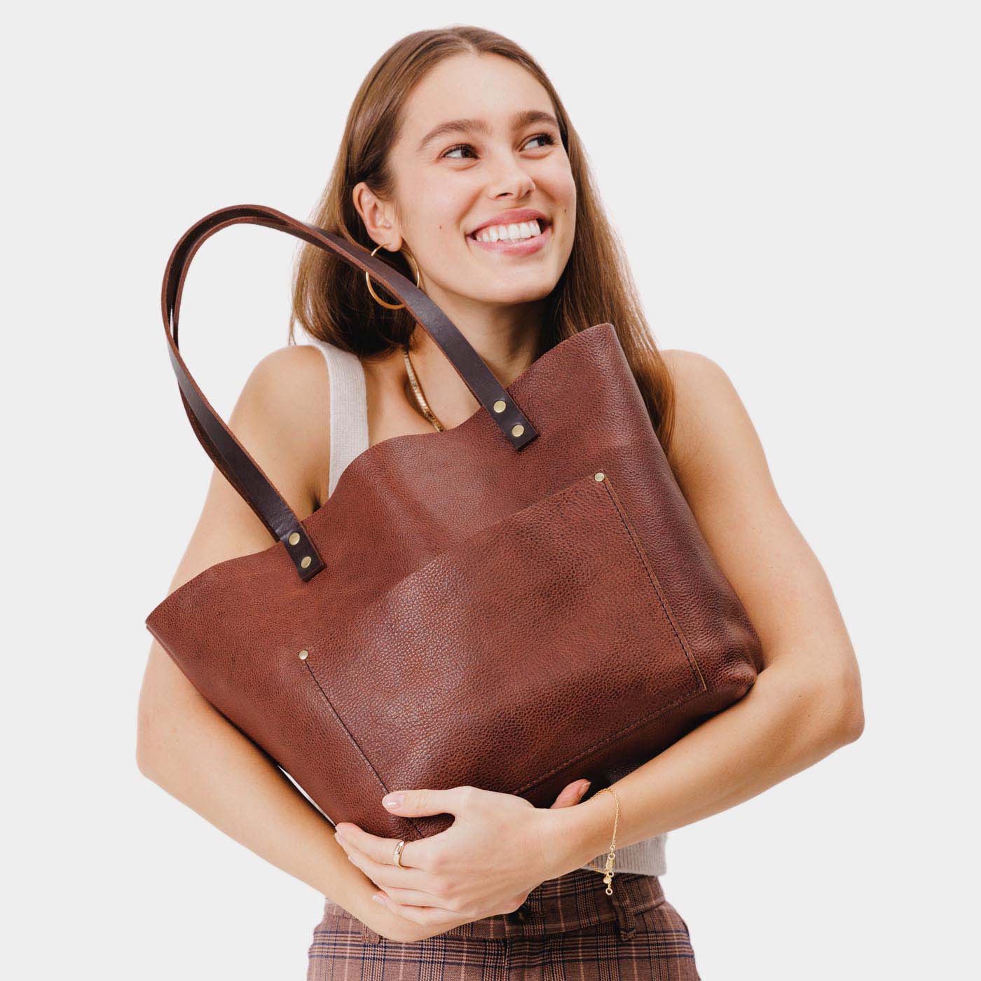 Womens on sale leather tote