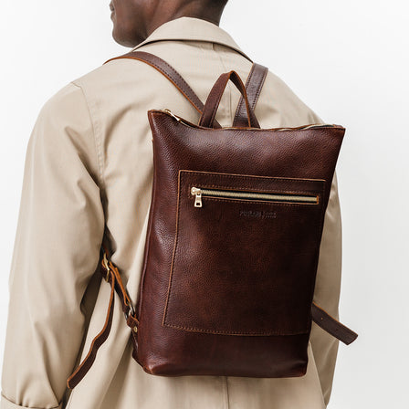 Men's Leather Backpacks Collection