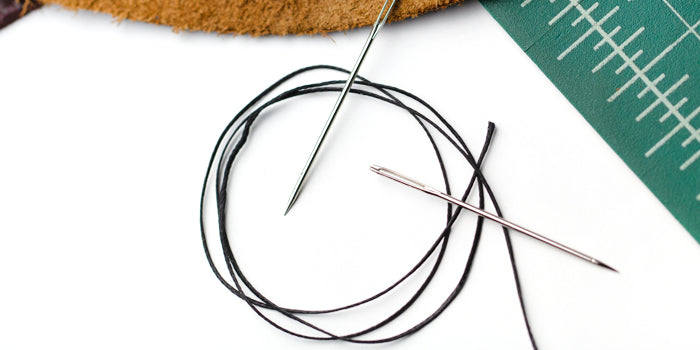 Leather Thread Needle Leather Needle Composition Leather - Temu