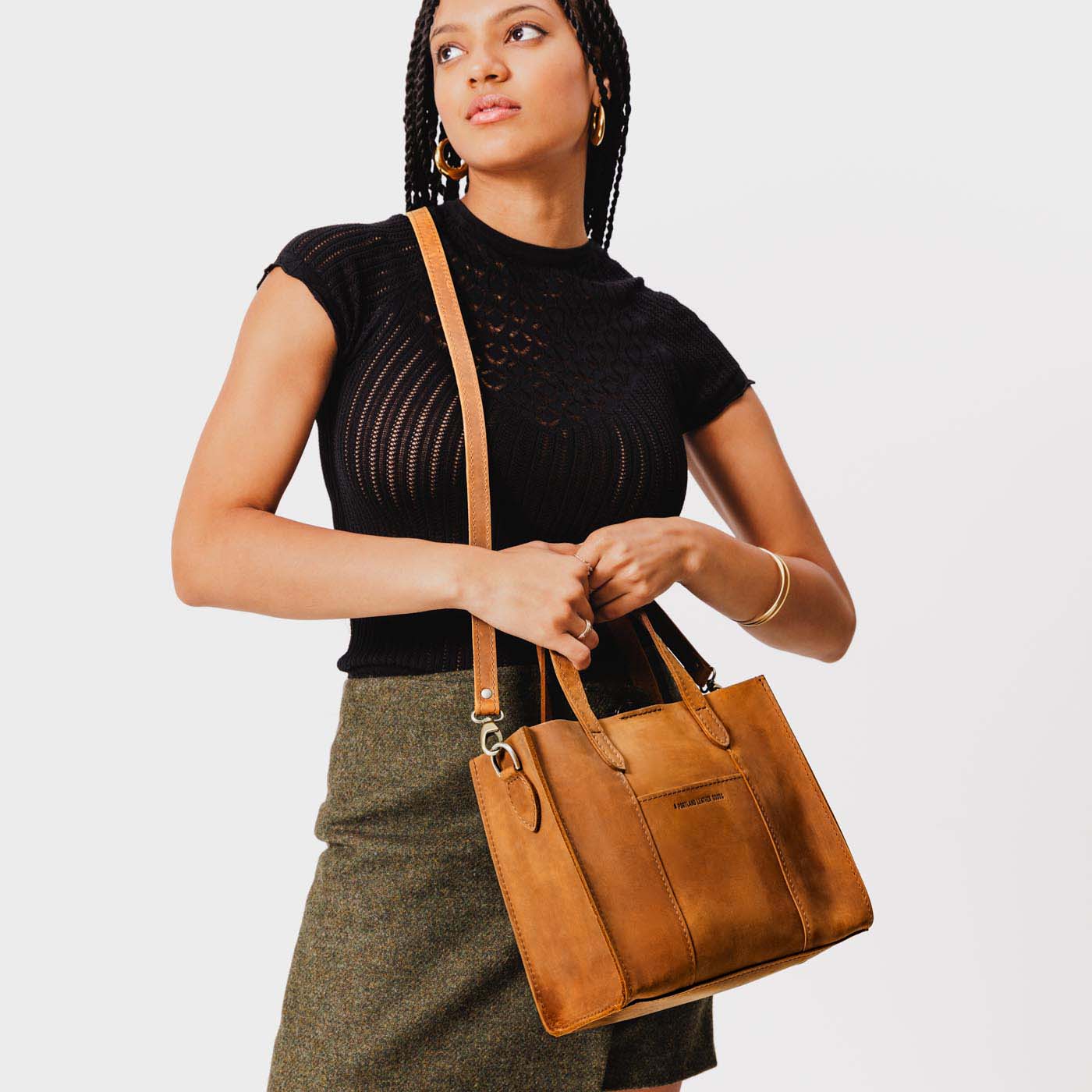 Almost Perfect' Circle Crossbody, Portland Leather Goods