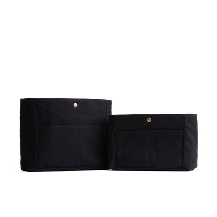 Black*Medium | Medium canvas bag insert for organization