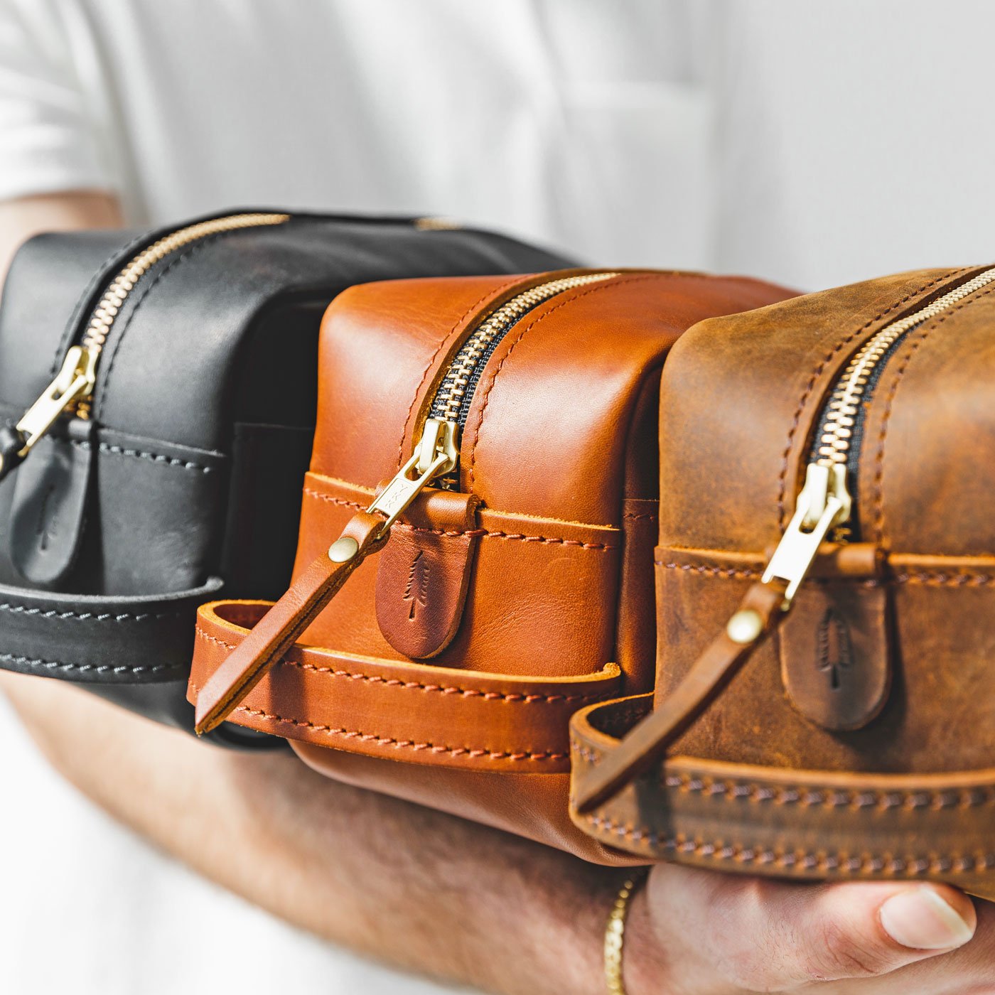 Almost Perfect' Deluxe Dopp Kit | Portland Leather Goods