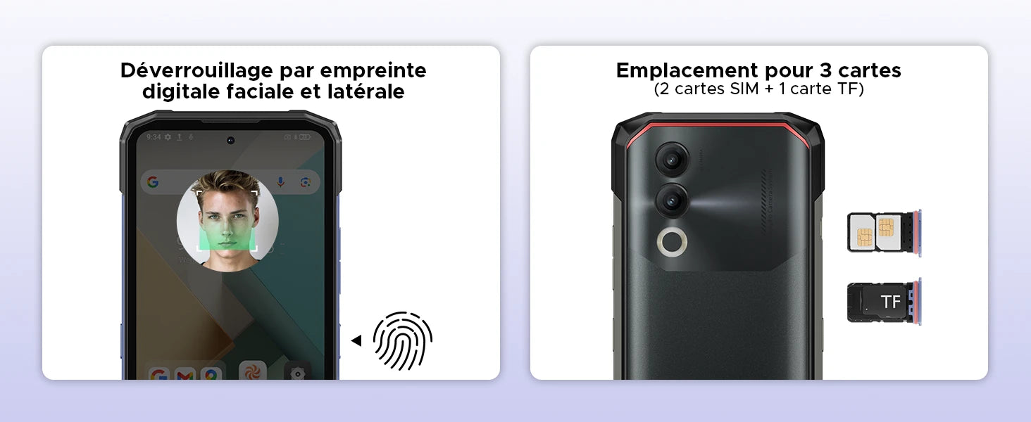 Doogee blade 20 french visual details