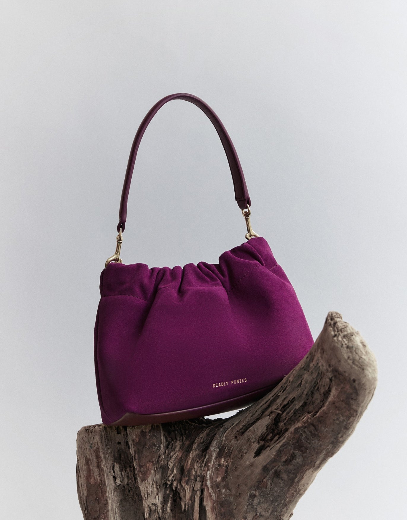 Mr Cinch Mini Plum Suede