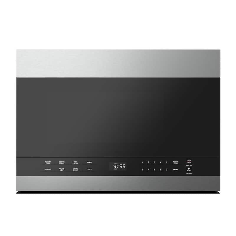 1.4 cu. ft. Over the Range Microwave in Stainless Steel with Sensor Cooking, Recirculating or Fully Venting