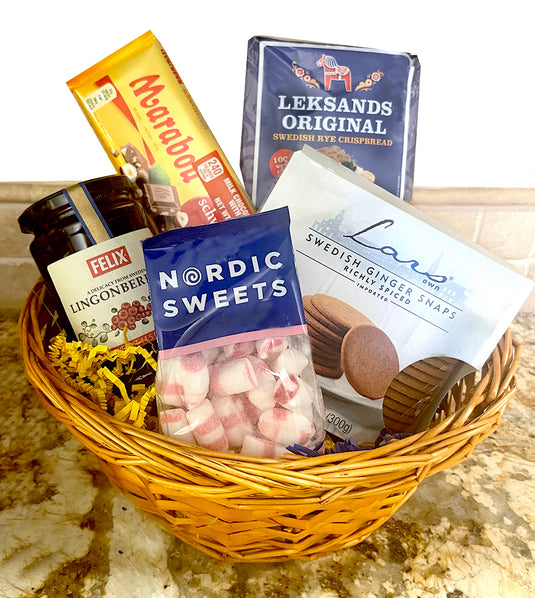 A Taste of Sweden Gift Basket – Cook Swedish