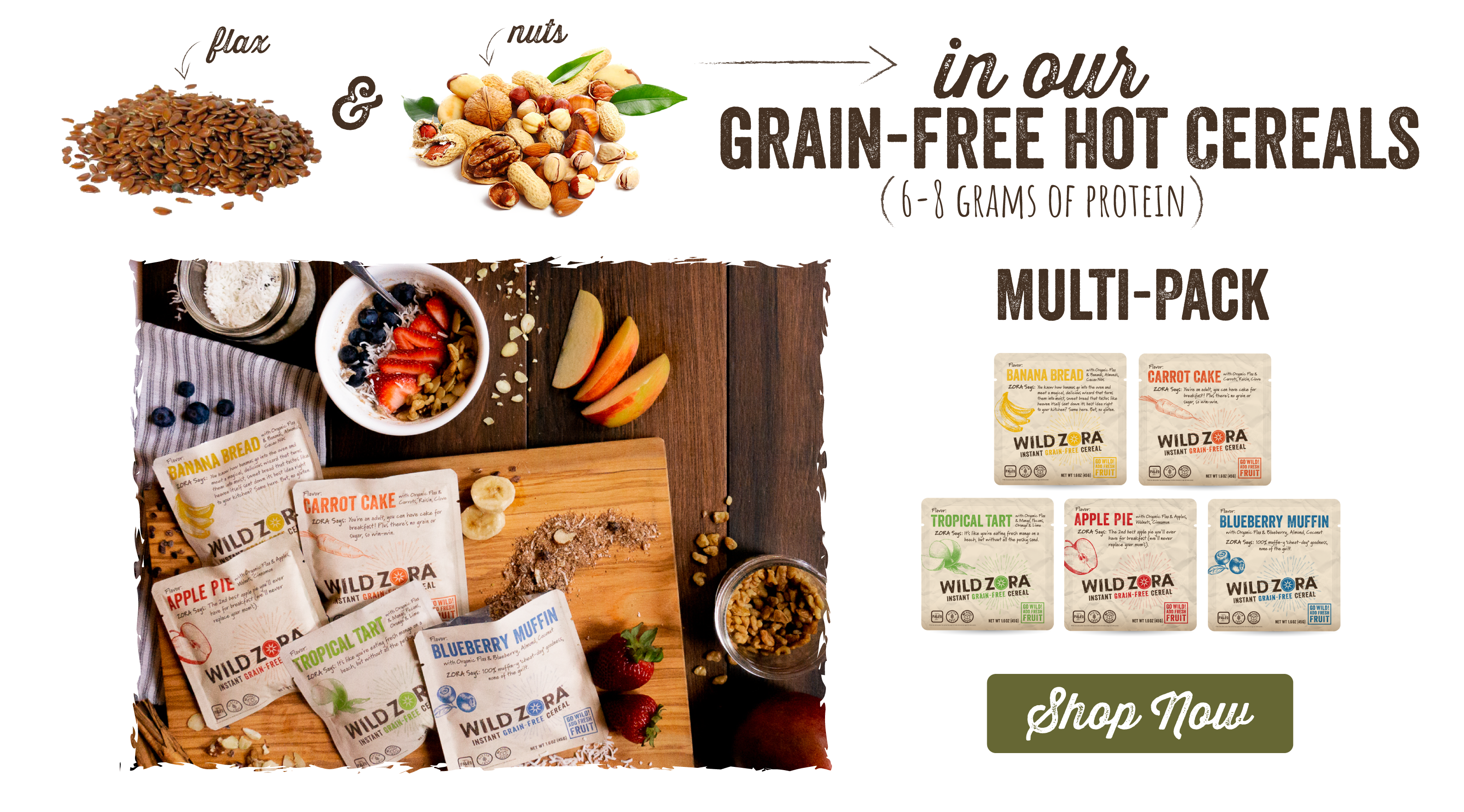 Grain free cereal collection