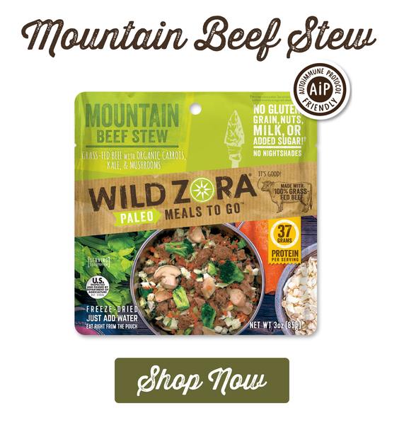 Mountain beef stew product