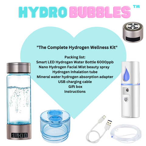 Hydrogen water bottle and Therapy Bundle