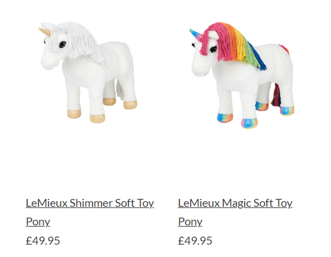 LeMieux Soft Toy Ponies