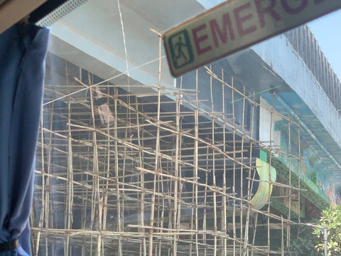 Bamboo scaffolding, Mumbai, India