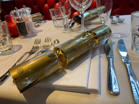 Christmas table setting, Fulham, London, United Kingdom