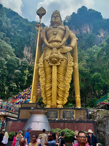 Hindu god Murugan at Batu Caves
