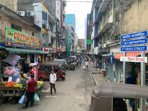 Side street in Colombo Sri Lanka