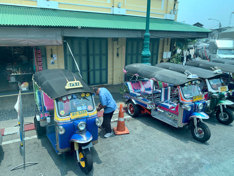 Taxi rank Bangkok Thailand