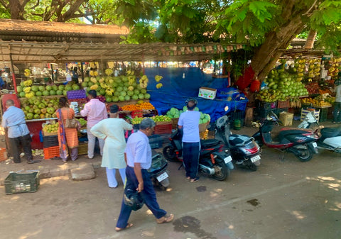 Open-air market Goa, India