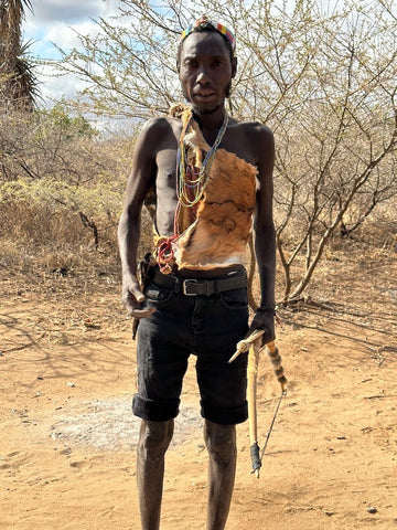 Hadzabe hunter near Lake Eyasi, Tanzania