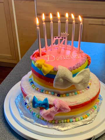 Birthday cake created by Georgina