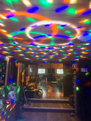 Disco lights for party