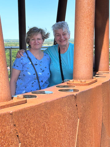 Tania an I at Bosbergtoren, Friesland