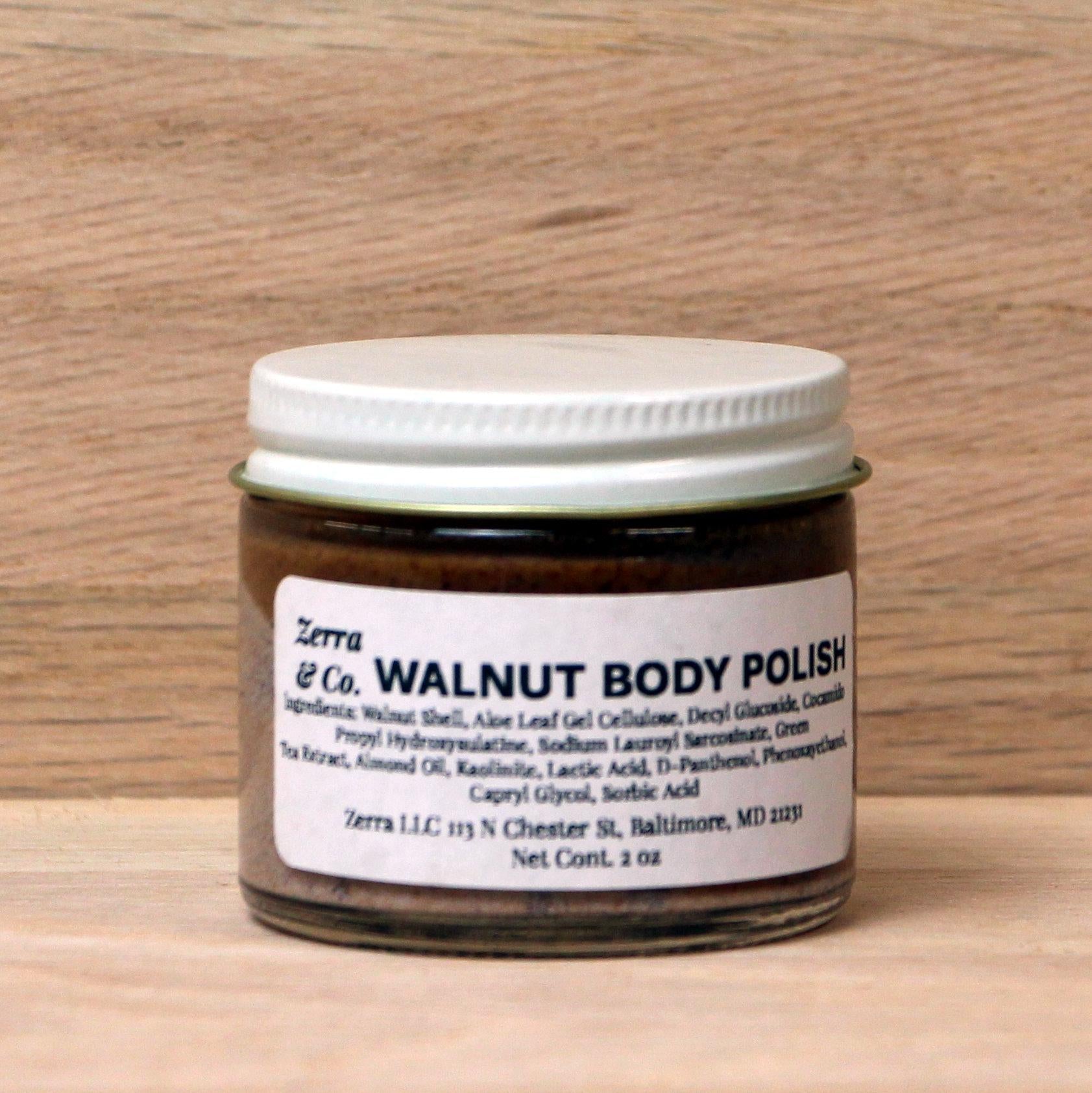 Zerra & Co. - Walnut Body Polish - 2 oz
