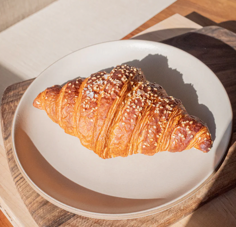 Vegan Sesame Pretzel Croissant