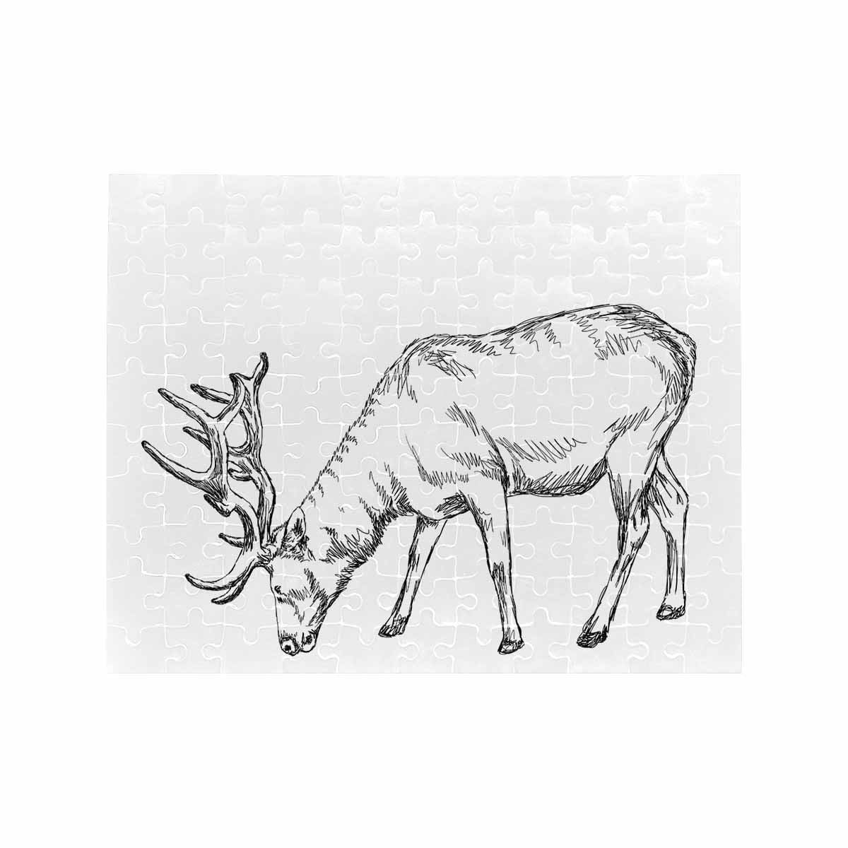 Jigsaw Puzzle, Deer Rectangle Puzzle, SII