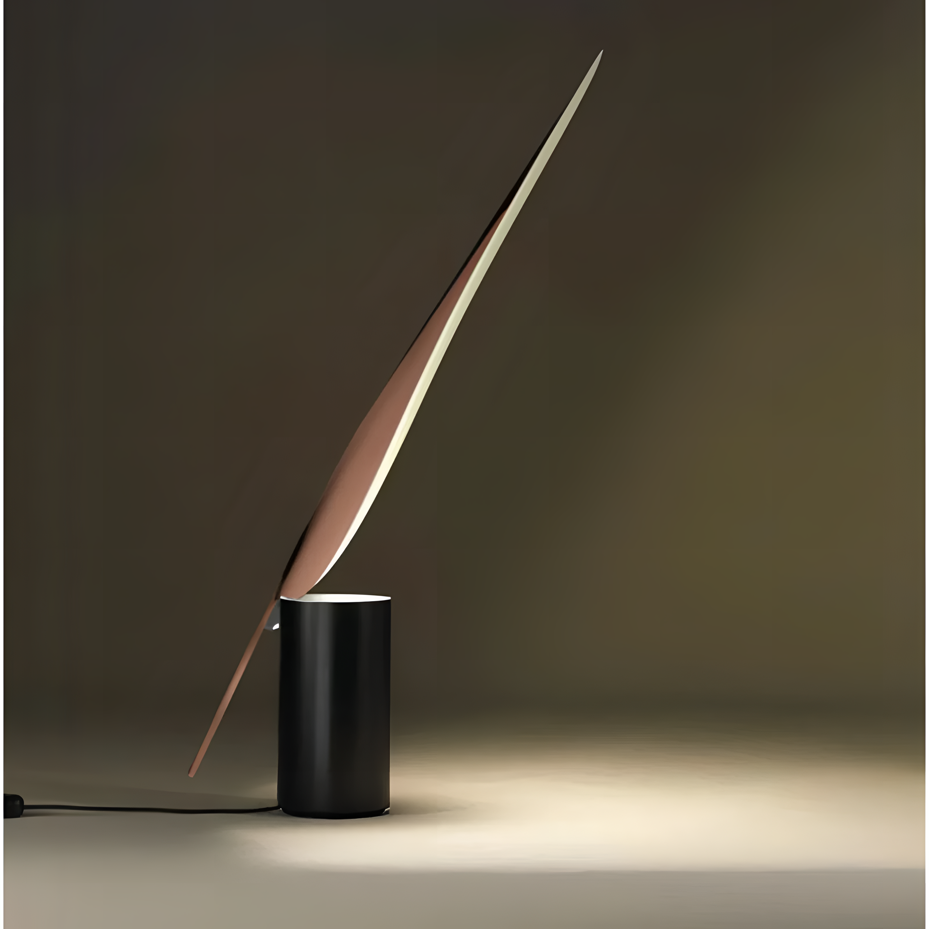 Manu Modern Chrome Table Lamp