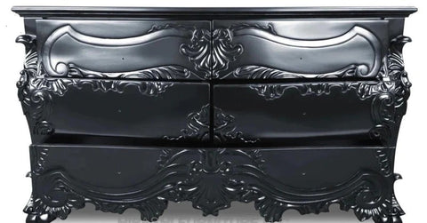 Hand Carved Gothic Chest