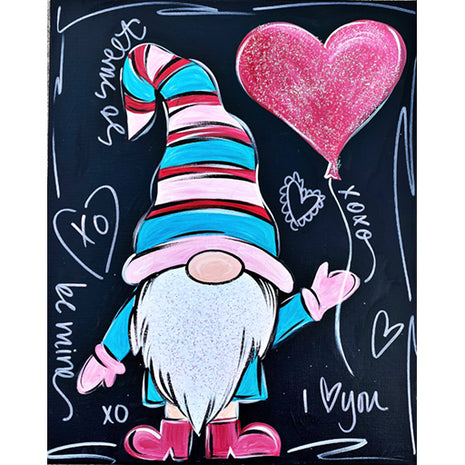 Santa Gnome Canvas Paint Kit – Clayopatra Arts Online