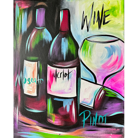 Paint Party Kit - Wine Glass - Paint The Town