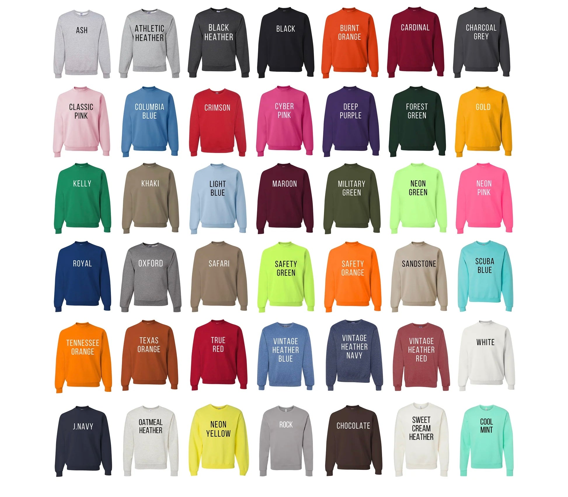 Custom Solid Sweatshirt