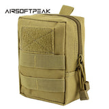Outdoor 1000D Military Molle Equipment Waist Bag Tactical Portable Waterproof Small Size Waist Pouch Camping Hiking Package