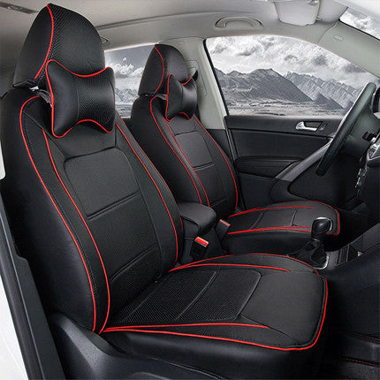 Car Seat Cover Pu Leather Seat Covers For Toyota Previa Interior Accessories Set Car Styling Seat Protector Black Car Seats