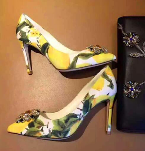 lemon high heels