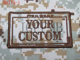 StatWars Custom name Tapes Text brand Morale tactics Military Embroidery patch