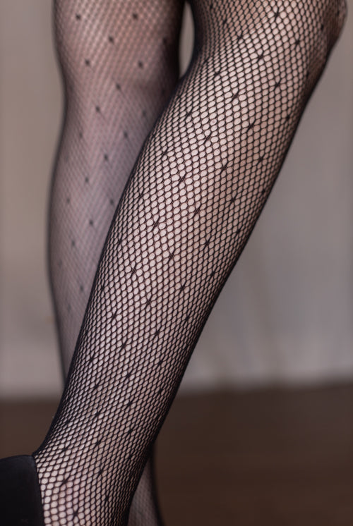 Rhinestone Fishnet Tights – Sock Dreams