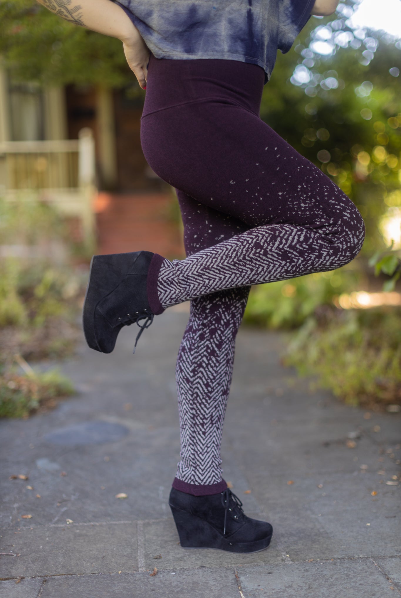 The Ombre Leopard Cinched Waist 7/8 Leggings  Legging, High waisted  leggings, Cinched waist